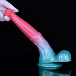 9.7'' Fantasy Horse Dildo with Suction Cup, Silicone Dragon Dildo for Couples