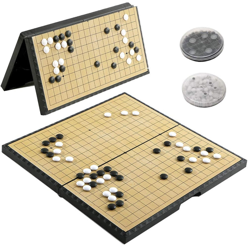 11 Inch Go Game Set Magnetic Travel Board Game Small Portable Folding Chinese