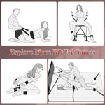 Bdsm Bondage Sex Toys Restraints Bed Restraints Sex Straps Set With Adjustable Handcuffs Ankle Cuff Cross Waist Strap Hogtie Set Bondage Gear & Accessories Sex Sling For Adult Couples Sex Games