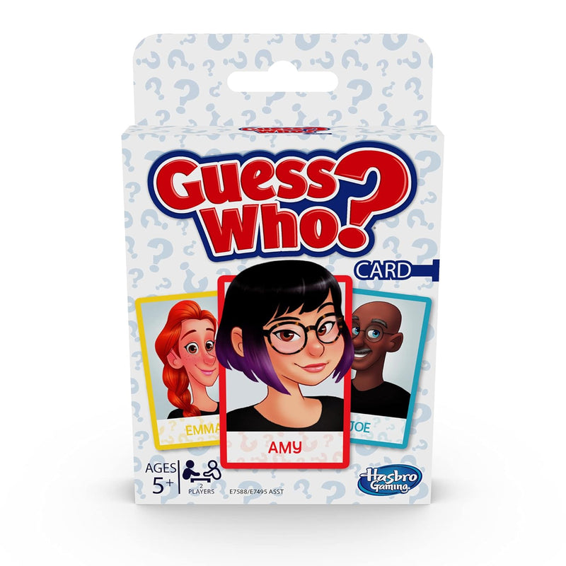 Guess Who Card Game For Kids Ages 5 And Up, 2 Player Guessing Game, Brown/A