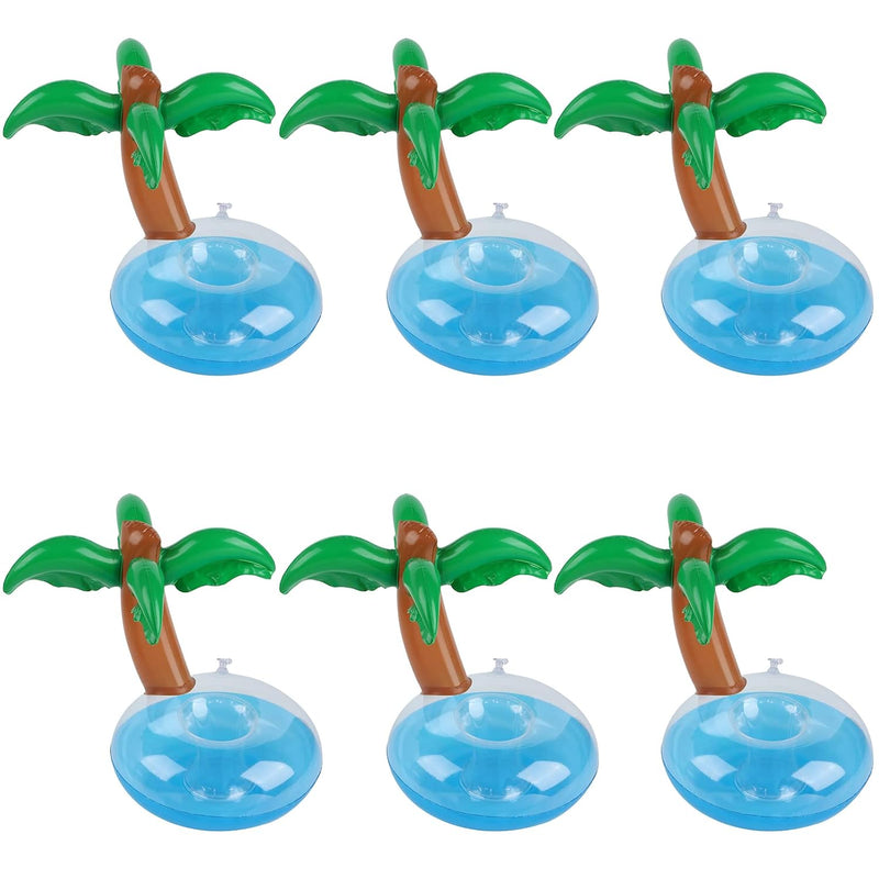 Pool Drink Floaties, Coconut Tree Inflatable Drink Holders Floating Cup Hol