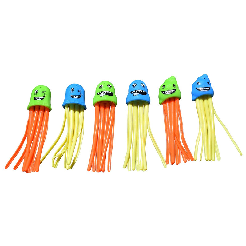 Swimline Dive Jellyfish Toys 6-Pack Weighted Catch and Retrieval Game for S