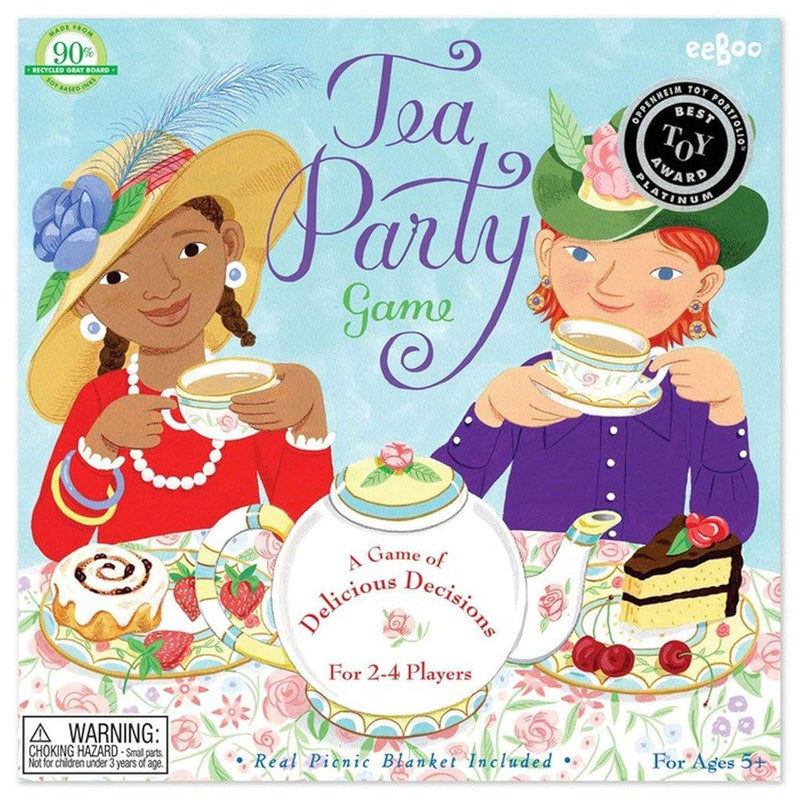 eeBoo: Tea Party Spinner Game, Develops Patience and Social Skills for Chil