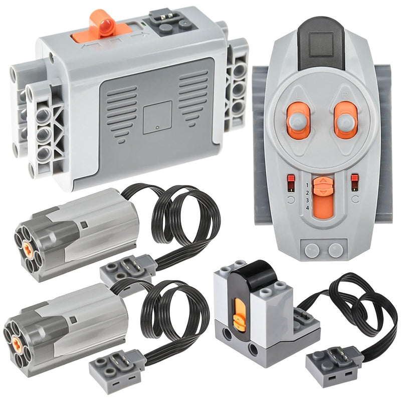 5 In 1 Technic Motor Kit Compatible With Lego, Power Functions Set Building