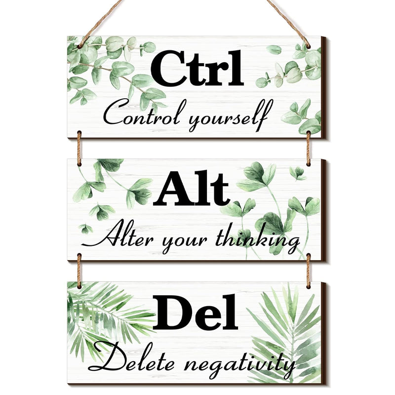 3 Pcs Office Wall Decor Wood Inspirational Office Decoration For Work 10 X 4 I