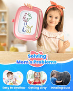 Magnetic Drawing Board for Toddlers Ages 1-3 with Detachable Stand