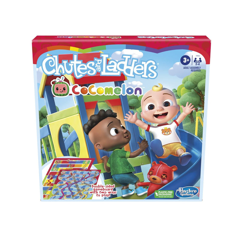 Chutes And Ladders: Cocomelon Edition Board Game For Kids 2 4 Players Presc