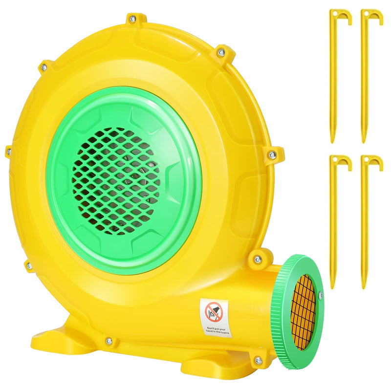 Bounce House Blower, 550W 0.73Hp Commercial Air Blower With Double Sided Fa