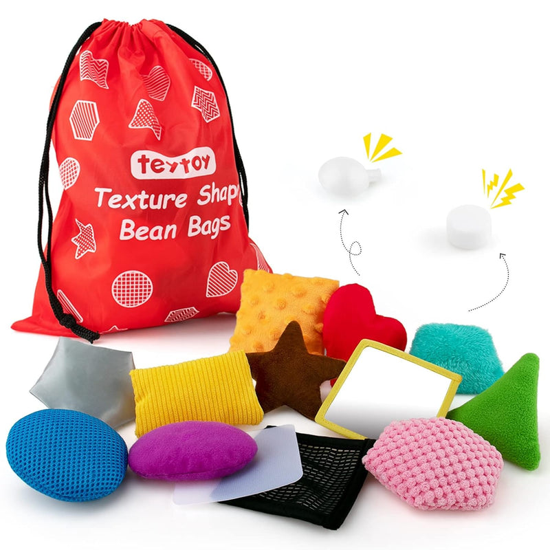Texture Sensory Bean Bags,Toddler Sensory Toys for Babies,Preschool Toys Se