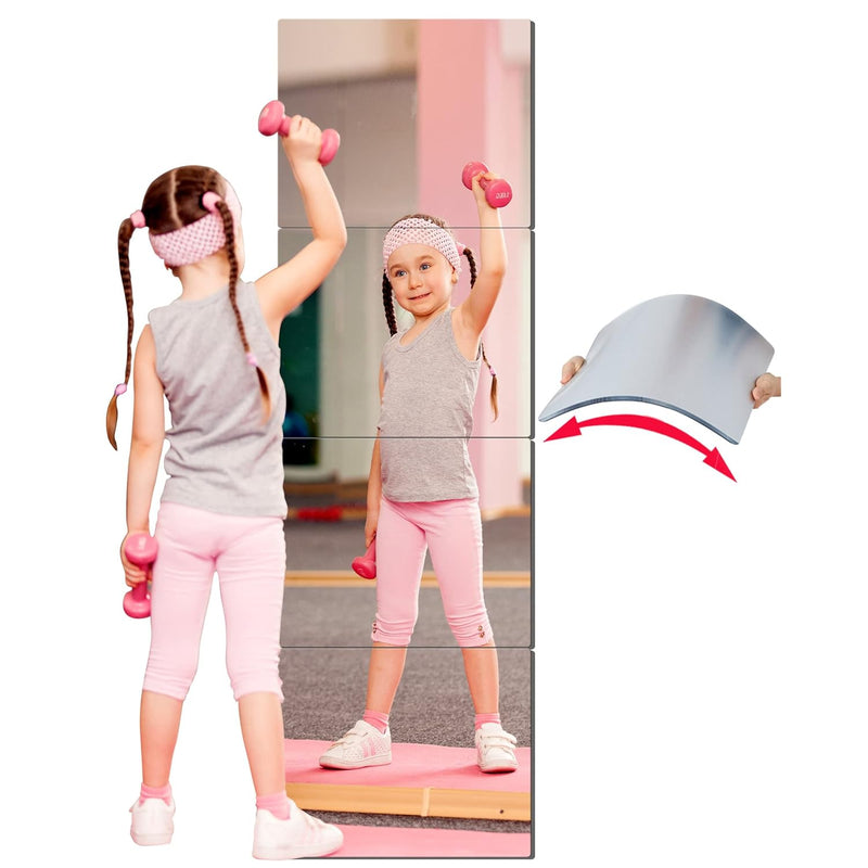 Kids Safety Unbreakable Mirror,Acrylic Shatterproof Mirrors Full Length,Extra