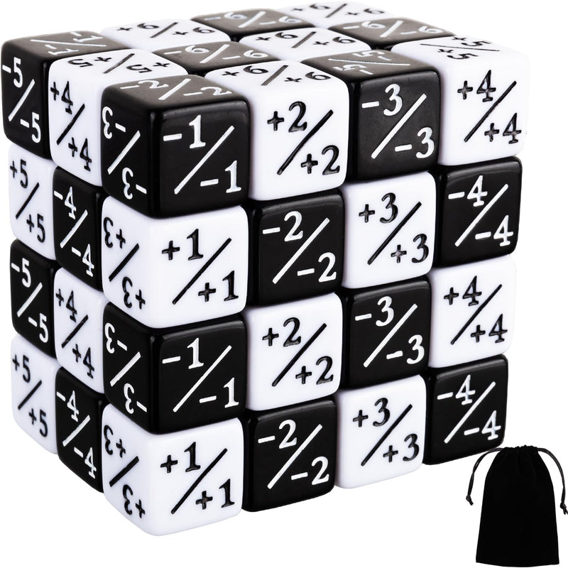 48 Pieces MTG Dice Counters Token Magic The Gathering Dice Set Creature Sta