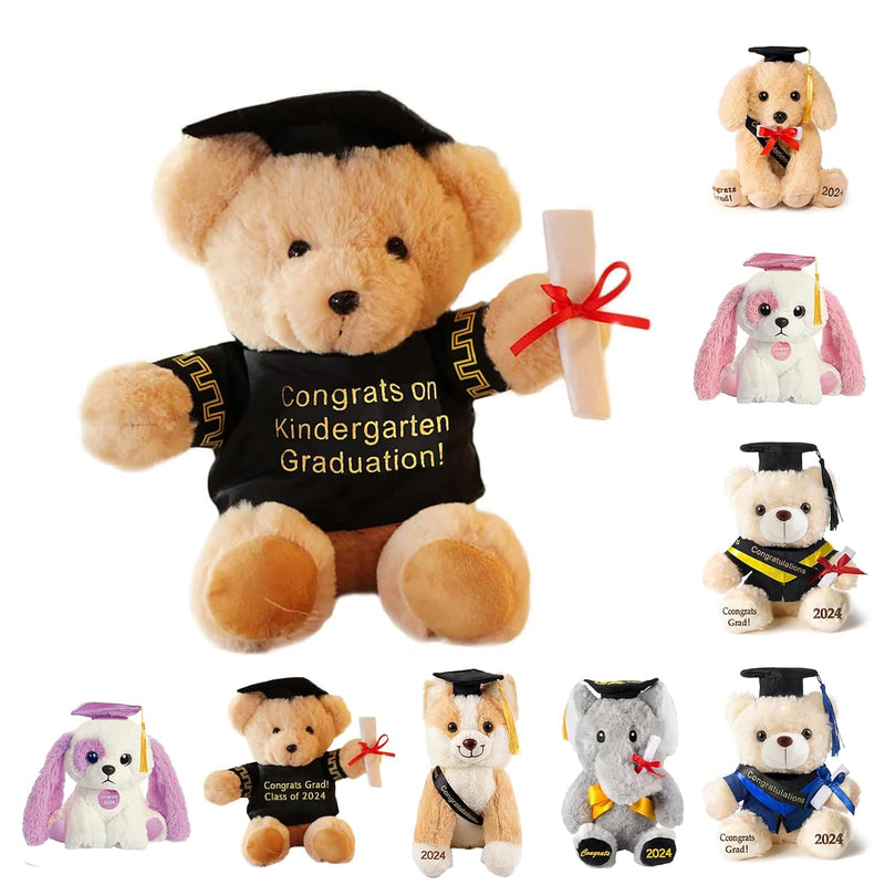 Graduation Gift For Kids Graduation Bear Stuffed Animal Plush Toy (Kindergarte
