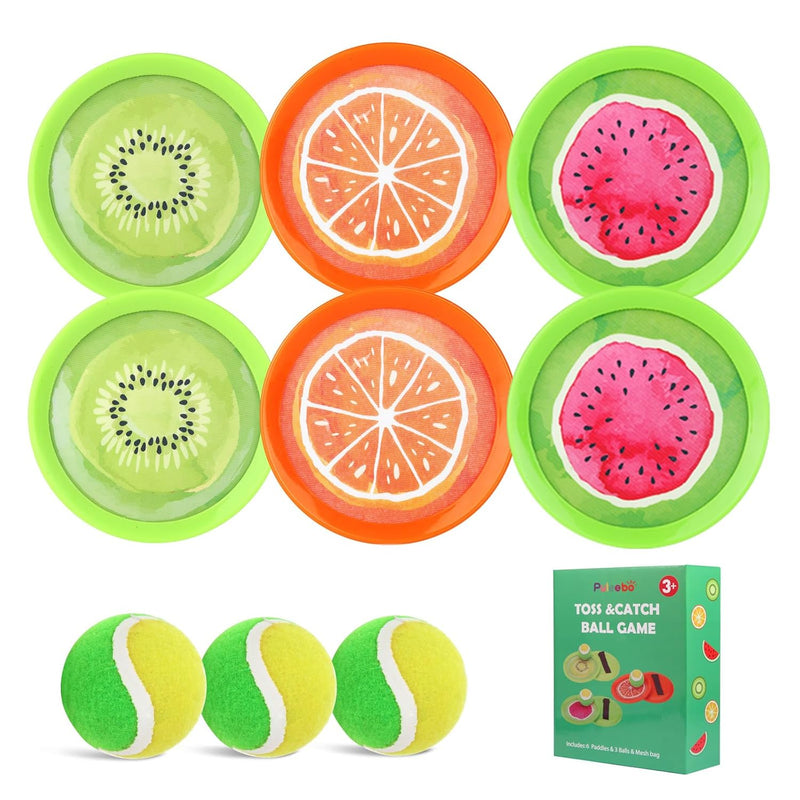 Toss And Catch Ball Game Set Fruit Design Catch Game For Kids Adults Beach