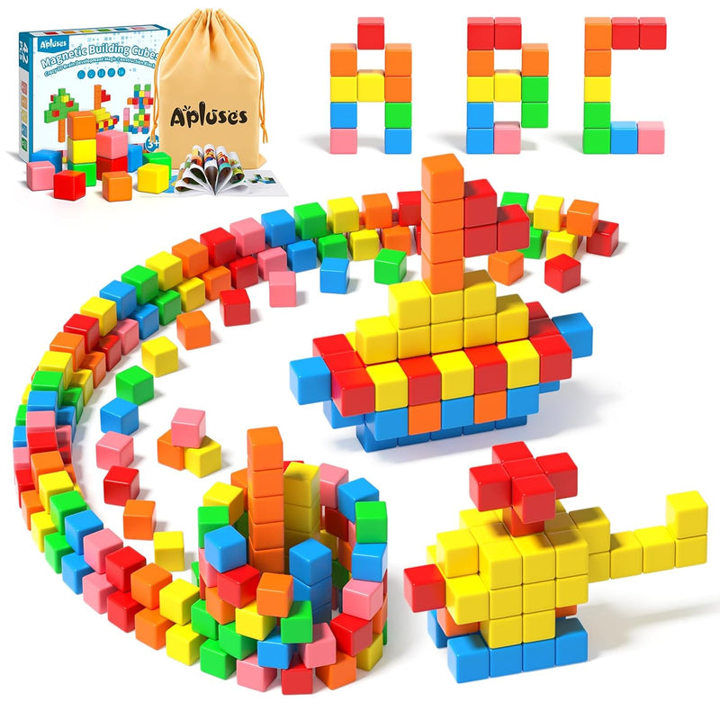42Pcs Magnetic Blocks, Gifts For 3 4 5 6 Year Old, Magnet Building Blocks F