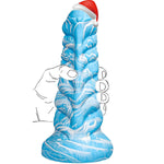 Thick Monster Dildo Sex Toys: 2.3'' Fantasy Dildo Wide Adult Toy With Ridges & Beads For G Spot Stimulation, 8" Tapered Liquid Silicone Dildos With Suction Cup, Anal Sex Toy For Men Women