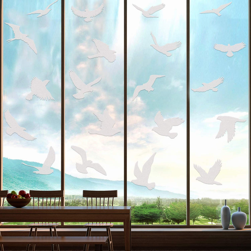 Large Size Anti-Collision Window Clings Bird Window Stickers Prevent Bird Stri