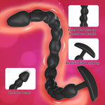 Anal Beads Anal Toys Anal Sex Toy,10 Bulb Silicone Anal Beads,Dildo Is Designed With A Curved Base?Adult Anal Toy For Men Women Couples.