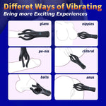 Male Penis Vibrator Sex Toys, Male Masturbator With 10 Vibrating Modes, 4 Tentacles 360° Wrapping Vibrating For Penis Glans Clit Nipple Stimulation, Adult Sex Toy For Men Women Couples