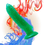 Silicone Anal Plug Dildo,Green Dildo With Strong Suction Cup Realistic Dildo Soft Silicone Adult Sex Toys Thick Penis Strong Suction Cup For Hand-Free Green Anal Dildo Penis For Women Men