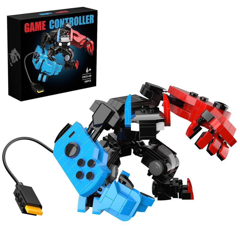 Building Block Set, Classic Swit Game Controller Mech Robot Building Kit, B