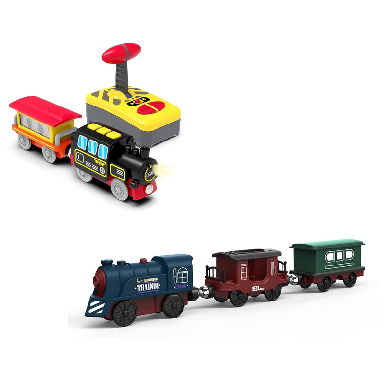 Train Toy Set Battery Operated Train And Remote Control Train For Wooden Track