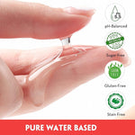 Strawberry Flavored Water-Based Lube, 4 fl oz, Sugar-Free, Non-Sticky, Latex Safe