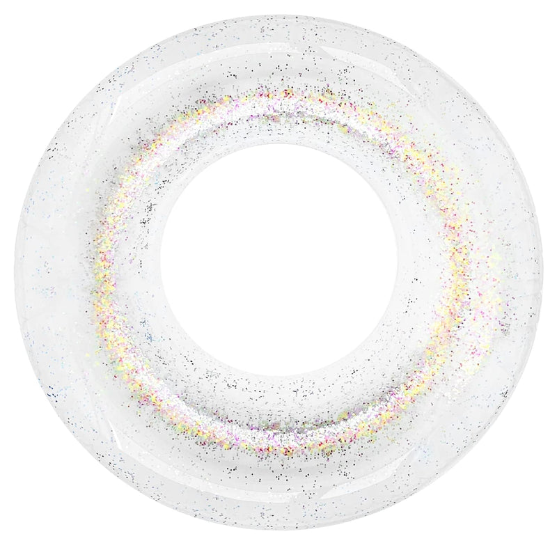 Pool Float, Pool Floats Kids Summer Glitter Pool Tube With Confetti,Tube Po