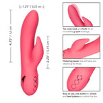 California Dreaming San Francisco Sweetheart - Silicone Rabbit Vibrator – Waterproof G Spot Sex Toys For Couples – 10 Vibration Function Massager - Pink