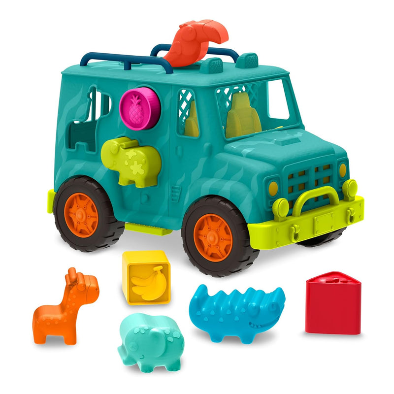 Rollin' Animal Rescue Shape Sorter Truck Shape Sorting Toy Toy Truck For To