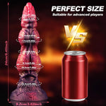 9.5 Inch Huge Fantasy Monster Knot Dildo Sex Toy, Big Knot Dragon Dildo For G Spot And Anal Play, Silicone Thick Anal Dildos With Big Suction Cup Adult Sex Toys For Women Men Gay
