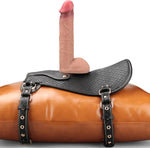 Adjustable Leather Sex Saddle – Dildo Mount Cushion for Hands-Free Solo & Couples Play