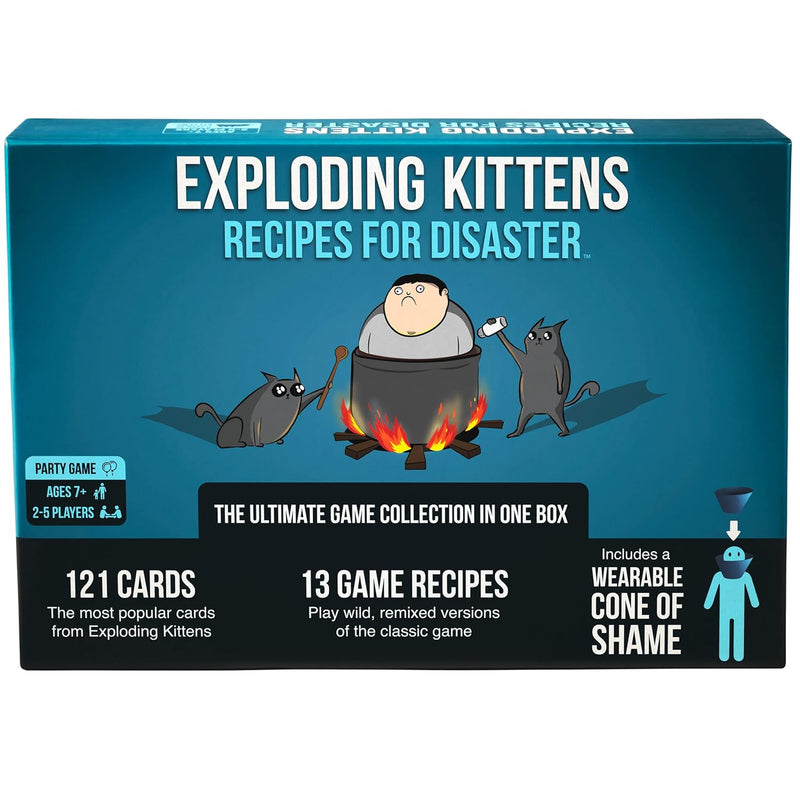Exploding Kittens Recipes for Disaster - Deluxe Russian Roulette Card Game
