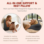 Memory Foam Positioning Support Pillow for Couples and Home Comfort