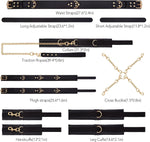 Adjustable BDSM Bondage Restraint Set – 7-Piece Kit for Couples