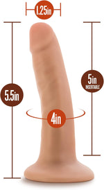 5.5 Inch Small Strap-On Dildo for Pegging – Beginner-Friendly Anal Toy