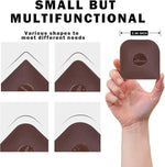 Pan Scraper, 5 Pcs Pot Scraper Plastic, Pot Scraper Non Scratch for Cast Iron, Pot and Pan Cleaning, Sturdy Scraper Kitchen Tool