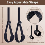 BDSM Bondage Restraints Set – Adjustable Neck, Wrist & Thigh Straps for Couples