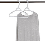 Set Of 10 Slim Non Slip Hangers By Neatfreak - Space Saving Hangers For Clothes With Lingerie Hooks And Pants/Accessories Bar - Patented W Frame White Plastic Hangers