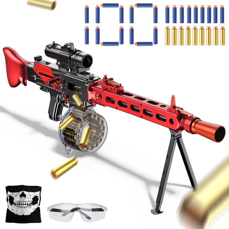 Toy Gun Automatic Sniper For Soft Bullets, 2 Modes Burst Electric Toy Foam