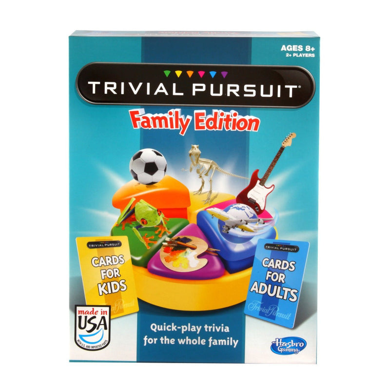 Trivial Pursuit Game: Family Edition Board Game, Family Trivia Games For Ad