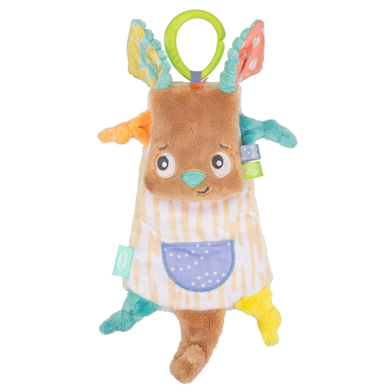 Fauna Friends Kangaroo Comforter Stuffed Animal Toy With Stroller & Car Seat C
