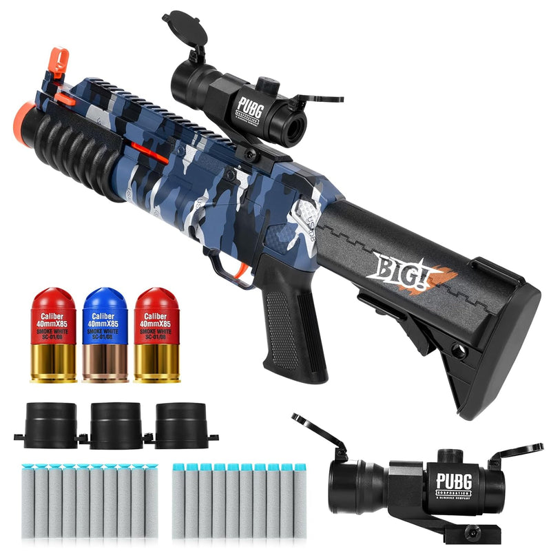 Toy Foam Blasters, Shell Ejection Soft Bullet Toy, Outdoor Shooting Dart For B