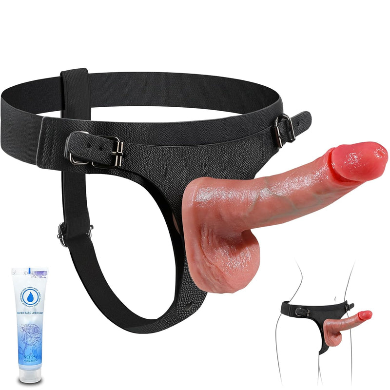 Adult Sex Toys Harness Dildos - Sex Toys Strap-On Dildos, Adult Toys Realistic Silicone Dildos For Hands Free Play, Women Sex Toys Soft Anal Dildos Strap On Harness, Sex Toys For Female Couple Lesbian