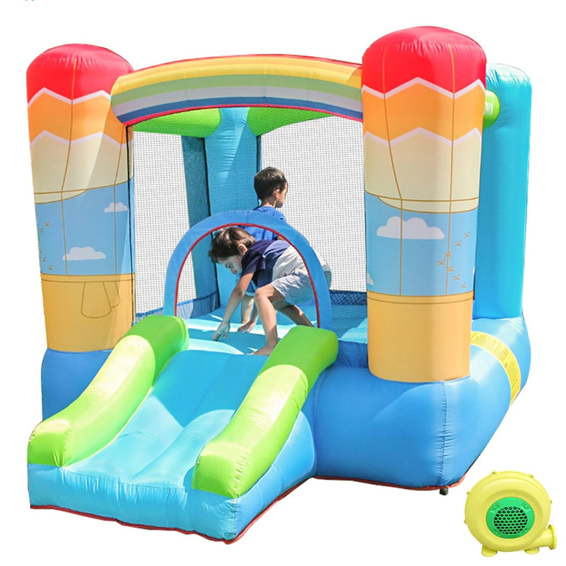 Inflatable Bounce House For Toddlers, Indoor Bounce House With Slide, Bouncy C