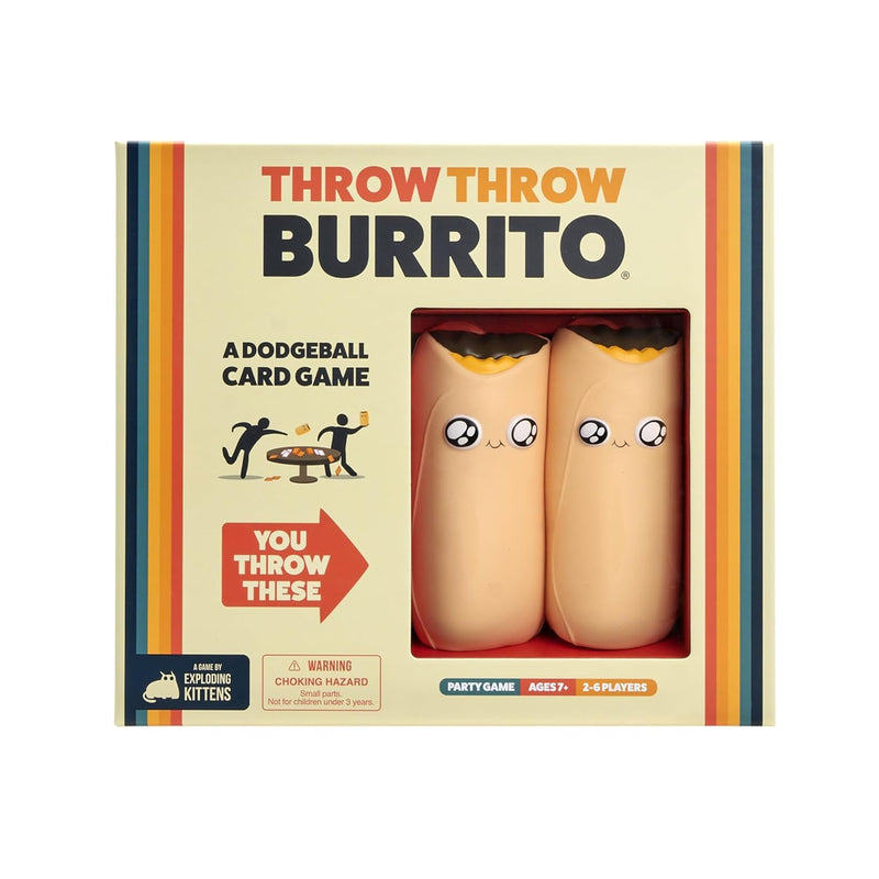 Exploding Kittens Presents Throw Throw Burrito - A Dodgeball Card Game - Fa