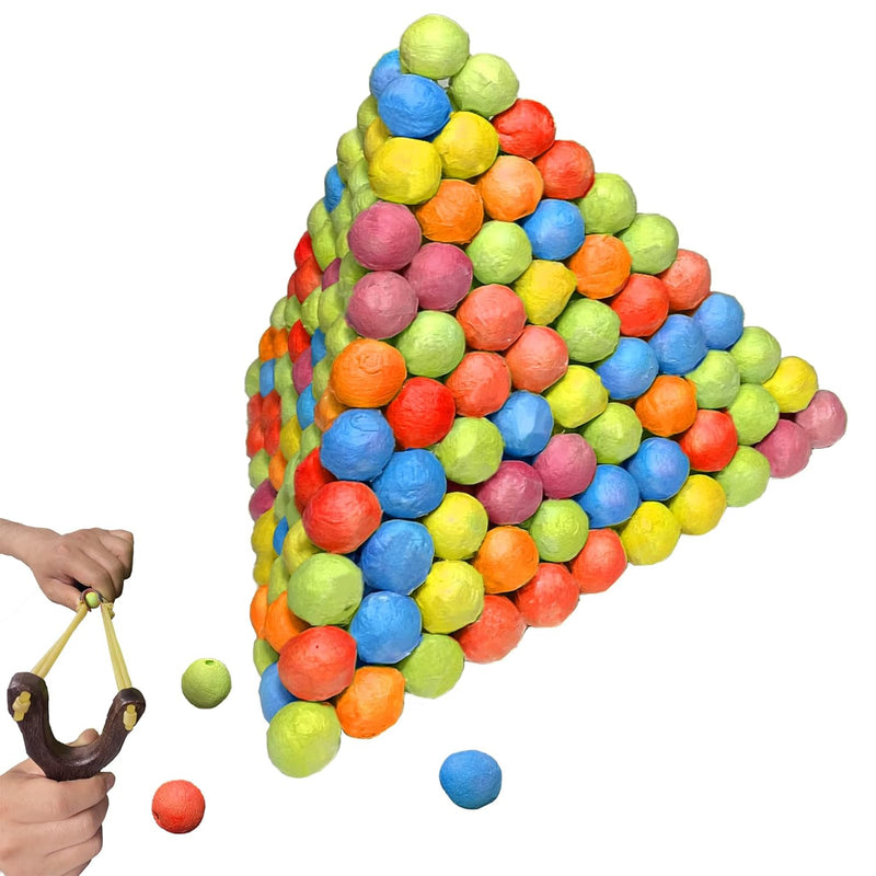 Multiple Color Paper Pellets Balls Bobbles Slingshot Ammo Safe Ammo For Childr