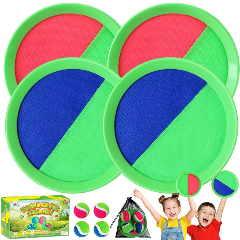 Toss Catch Ball Outdoor Toy: Upgraded Kid Outside Toy Game Beach Backyard L