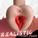 Realistic Pocket Pussy Sex Toys For Men, Soft Pocket Vagina Male Masturbator Stroker With 3D Deep Texured Vagina & Tight Anus, Lifelile Blowjob Penis Training Masturbator Pussy Ass Toy For Man Orgasm