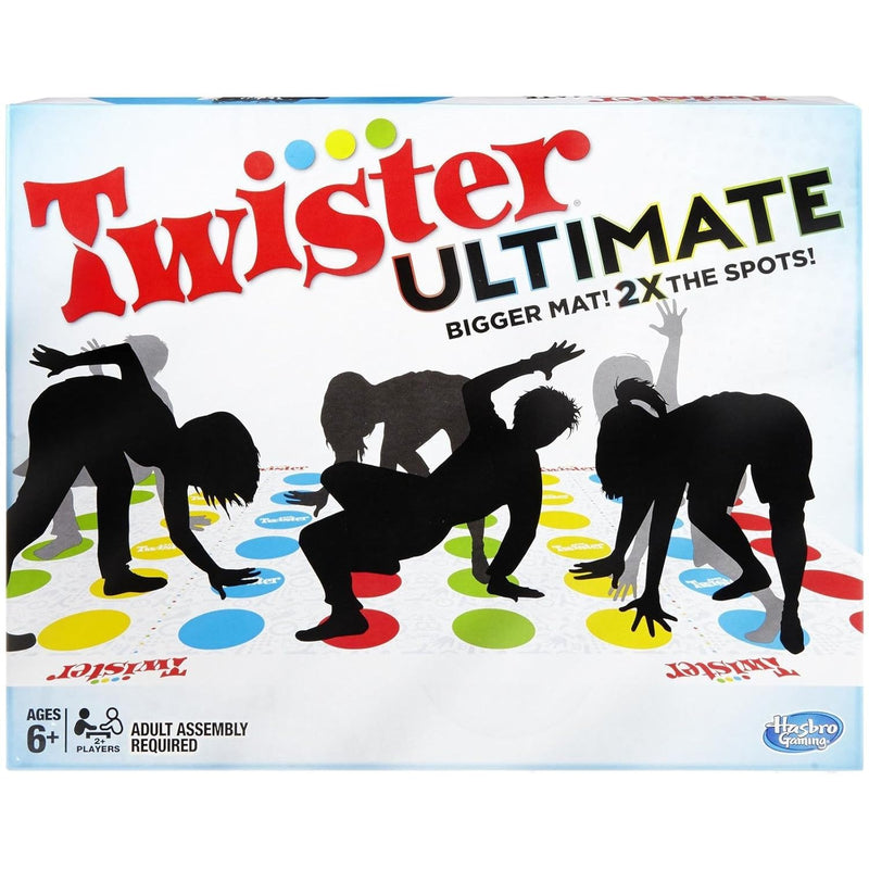 Twister Ultimate: Bigger Mat, More Colored Spots, Family, Kids Party Game A