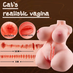 1.8 Lbs Mini Sex Doll – Realistic Pocket Vagina For Men Half-Body Bbw With 3-In-1 Torso Vagina And Anus,Male Masturbator Adult Toy, Designed For A Lifelike Experience